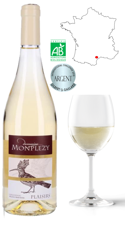 Plaisirs (bílé) 2024, Domaine Monplezy