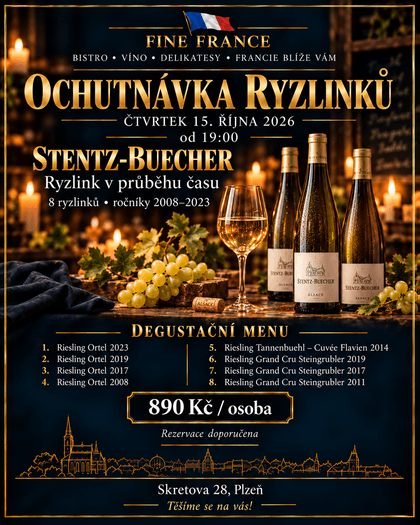 Čtvrtek 15. října : OCHUTNÁVKA RYZLINKŮ – STENTZ-BUECHER