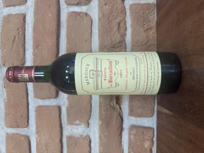 Margaux : Château les Barraillots 1990