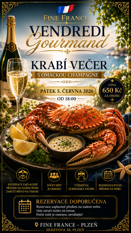 Pátek 5. června: Krabí večer